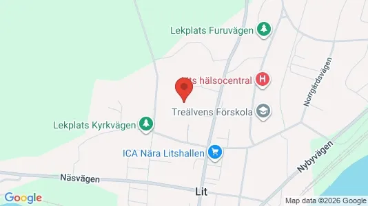 Apartments for rent i Östersund - kort over placeringen