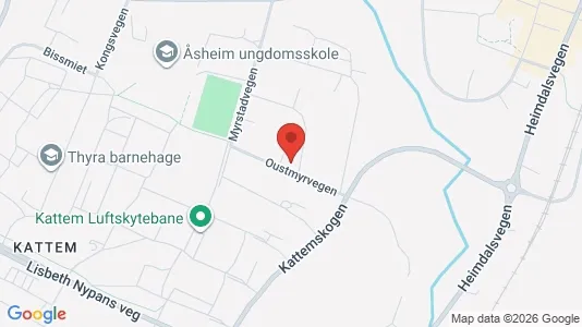 Apartments for rent i Trondheim Heimdal - kort over placeringen