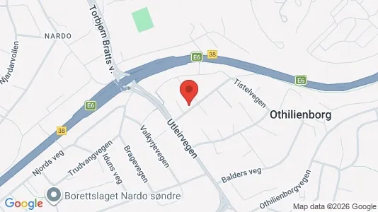 Rooms for rent i Trondheim Lerkendal - kort over placeringen