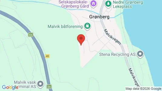 Apartments for rent i Malvik - kort over placeringen