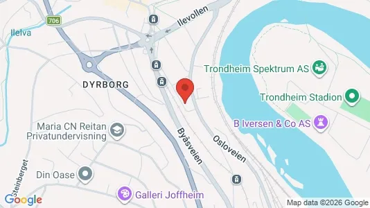 Apartments for rent i Trondheim Midtbyen - kort over placeringen
