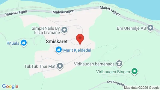 Apartments for rent i Malvik - kort over placeringen