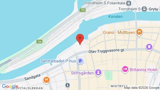Apartments for rent i Trondheim Midtbyen - kort over placeringen