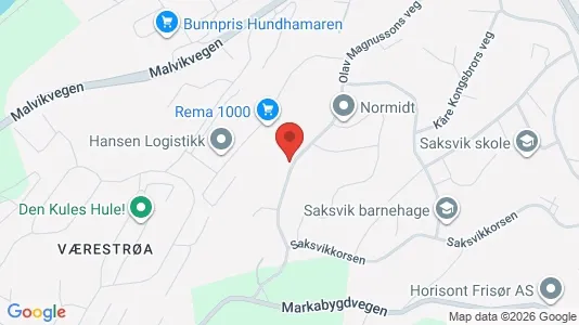Apartments for rent i Malvik - kort over placeringen