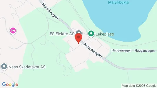 Rooms for rent i Malvik - kort over placeringen
