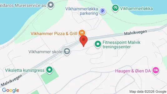 Apartments for rent i Malvik - kort over placeringen