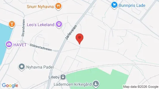 Apartments for rent i Trondheim Østbyen - kort over placeringen