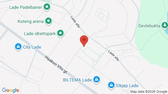 Apartments for rent i Trondheim Østbyen - kort over placeringen