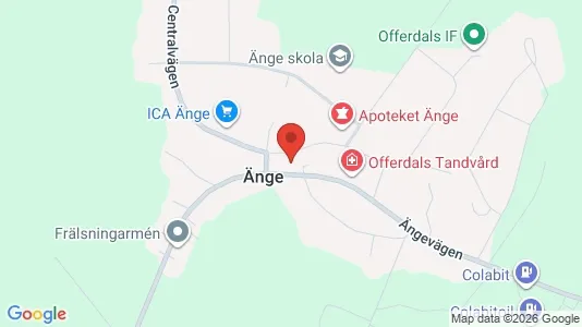 Apartments for rent i Ånge - kort over placeringen