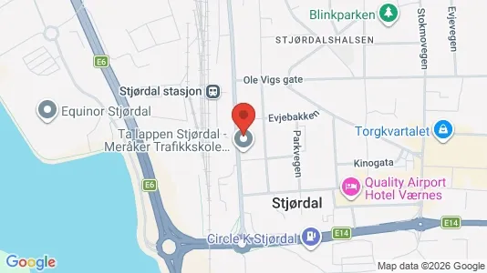 Apartments for rent i Stjørdal - kort over placeringen