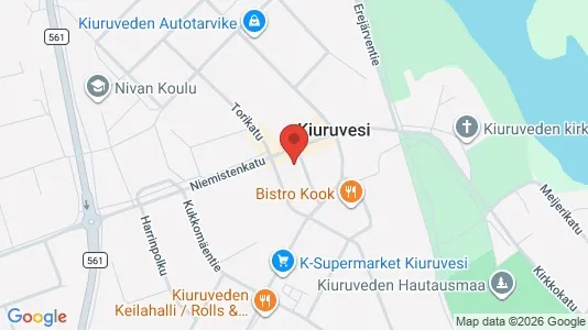 Apartments for rent i Kiuruvesi - kort over placeringen
