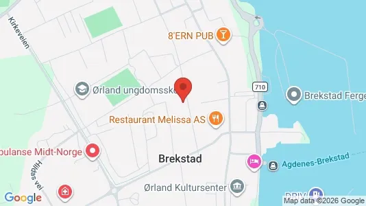 Apartments for rent i Ørland - kort over placeringen