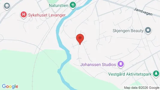 Apartments for rent i Levanger - kort over placeringen