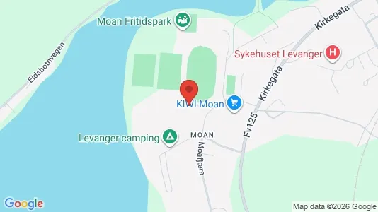 Rooms for rent i Levanger - kort over placeringen