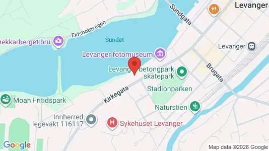 Apartments for rent i Levanger - kort over placeringen