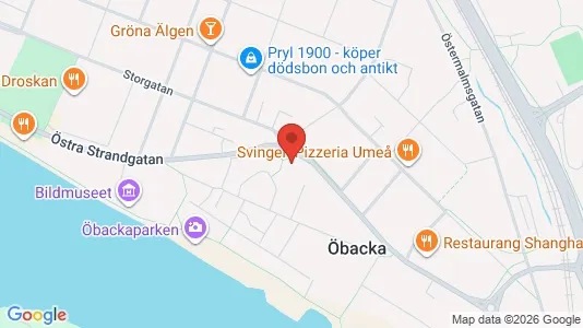 Apartments for rent i Umeå - kort over placeringen
