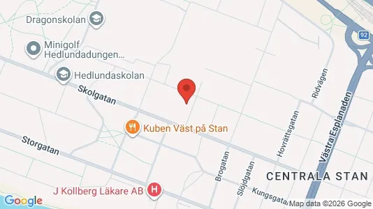 Apartments for rent i Umeå - kort over placeringen