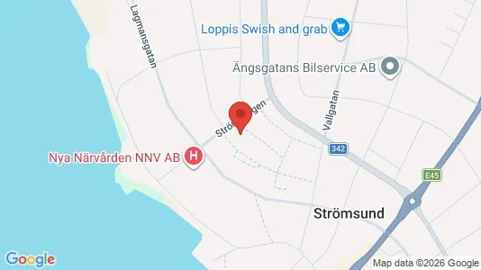 Apartments for rent i Strömsund - kort over placeringen
