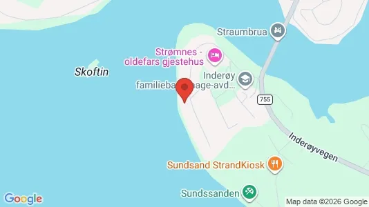 Apartments for rent i Inderøy - kort over placeringen