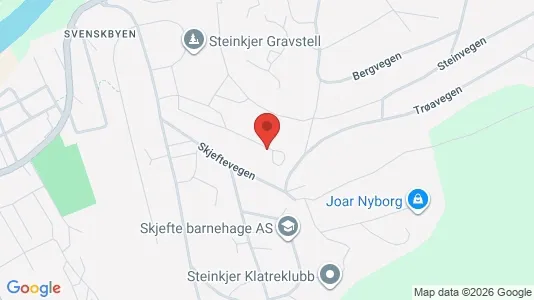 Apartments for rent i Steinkjer - kort over placeringen