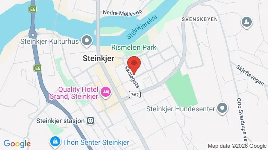 Apartments for rent i Steinkjer - kort over placeringen