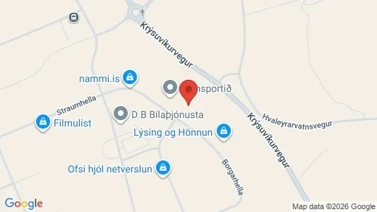 Apartments for rent i Hafnarfjörður - kort over placeringen