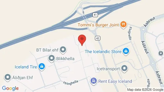 Apartments for rent i Hafnarfjörður - kort over placeringen