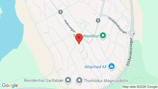 Apartments for rent i Garðabær - kort over placeringen