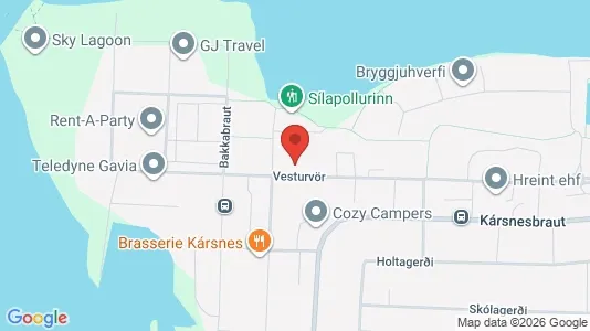 Apartments for rent i Kópavogur - kort over placeringen