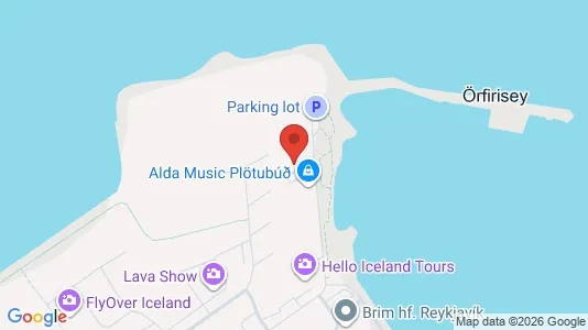 Apartments for rent i Reykjavík Miðborg - kort over placeringen