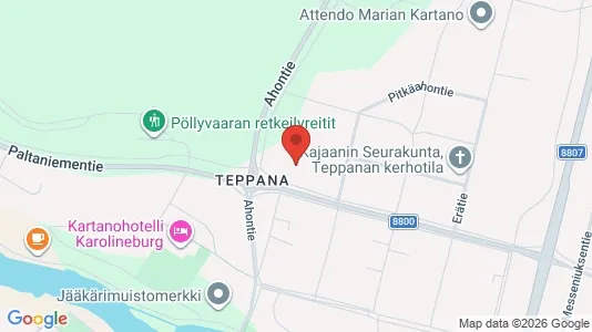 Apartments for rent i Kajaani - kort over placeringen