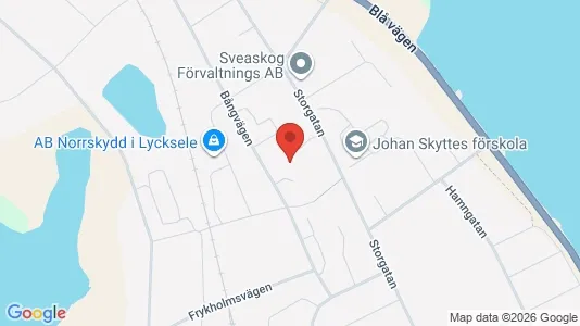 Apartments for rent i Lycksele - kort over placeringen