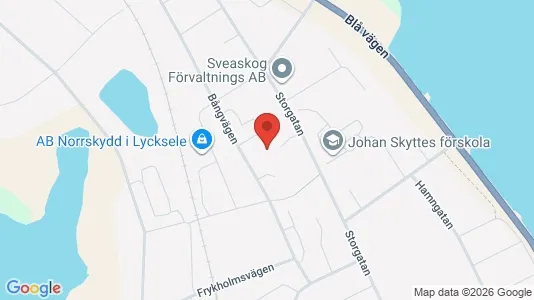Apartments for rent i Lycksele - kort over placeringen