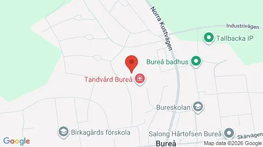 Apartments for rent i Skellefteå - kort over placeringen