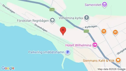 Apartments for rent i Vilhelmina - kort over placeringen