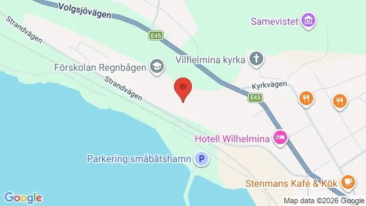 Apartments for rent i Vilhelmina - kort over placeringen