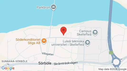 Apartments for rent i Skellefteå - kort over placeringen