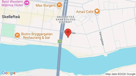 Apartments for rent i Skellefteå - kort over placeringen
