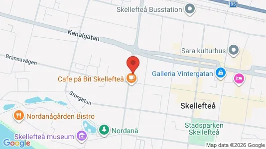 Apartments for rent i Skellefteå - kort over placeringen