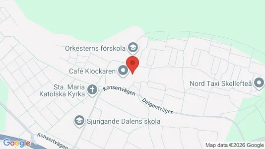 Apartments for rent i Skellefteå - kort over placeringen