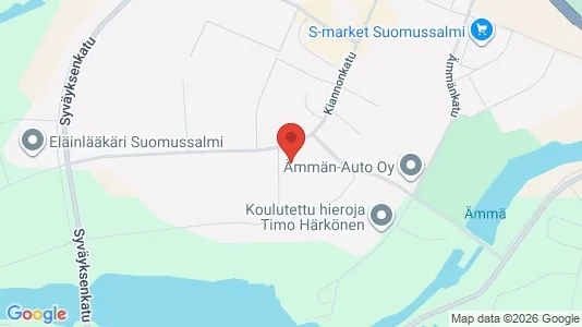 Apartments for rent i Suomussalmi - kort over placeringen