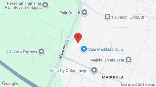 Apartments for rent i Oulu - kort over placeringen