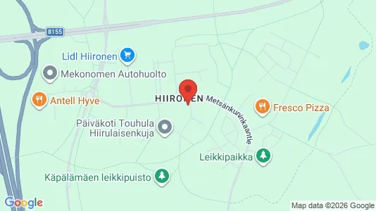 Apartments for rent i Oulu - kort over placeringen