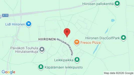 Apartments for rent i Oulu - kort over placeringen
