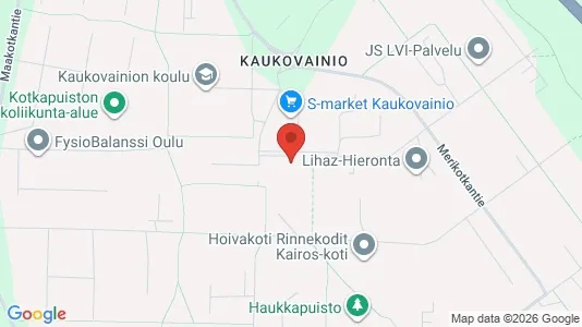 Apartments for rent i Oulu - kort over placeringen