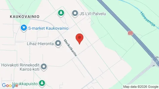 Apartments for rent i Oulu - kort over placeringen