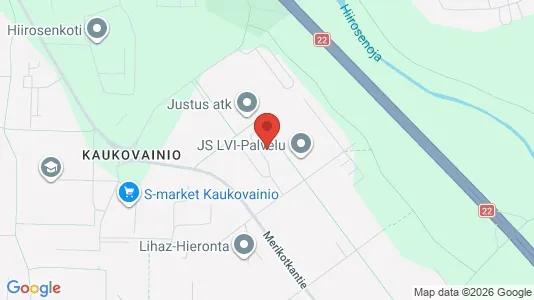 Apartments for rent i Oulu - kort over placeringen