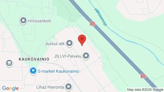 Apartments for rent i Oulu - kort over placeringen