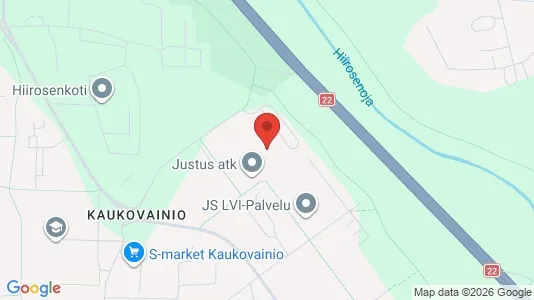 Apartments for rent i Oulu - kort over placeringen