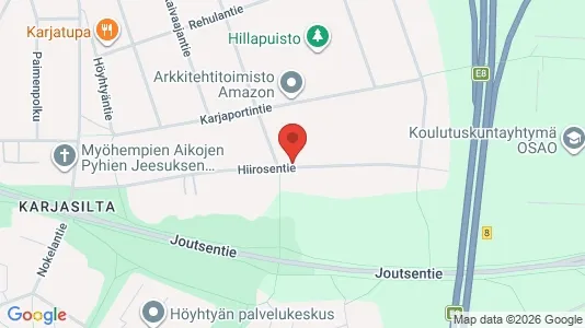 Apartments for rent i Oulu - kort over placeringen